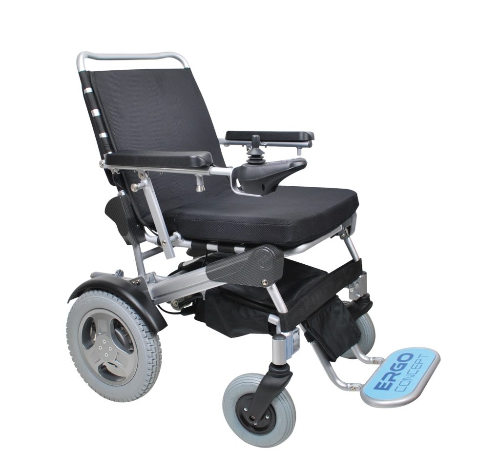 Ergo 09L - Foldable electric wheelchair - ErgoConcept