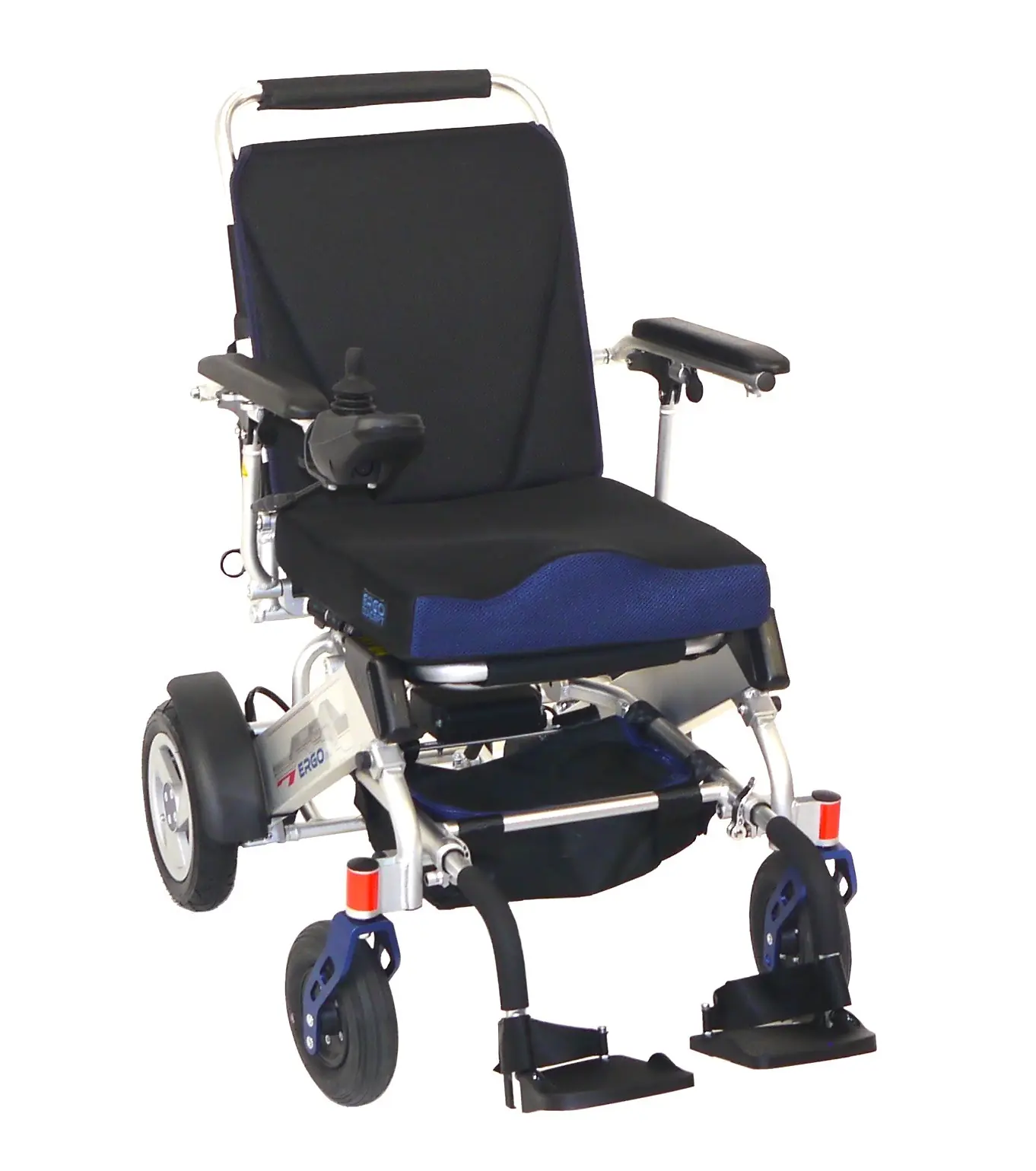 Fauteuil roulant électrique pliable et compact