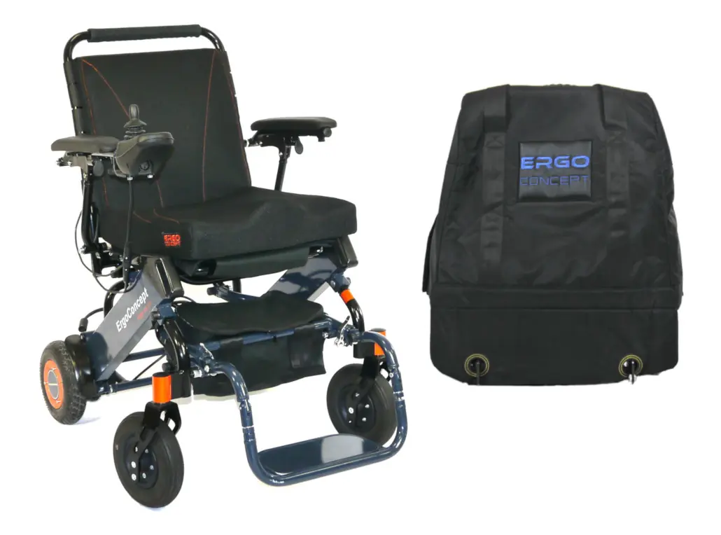 Ergo 07L Prestige - ErgoConcept - Fauteuil roulant électrique pliable