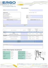 Fiche de mesure