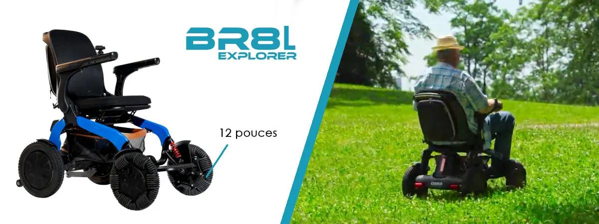 BR8-EXPLORER fauteuil électrique pliable