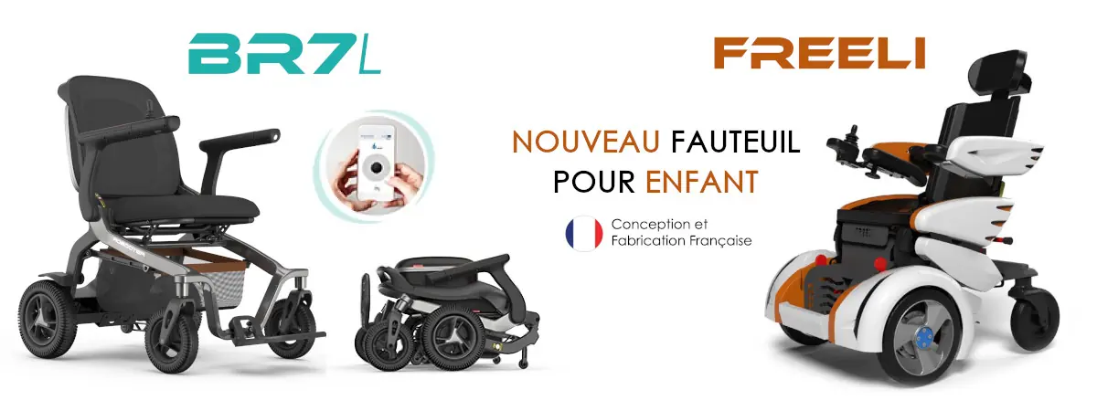 Fauteuil électrique pliable pour enfant