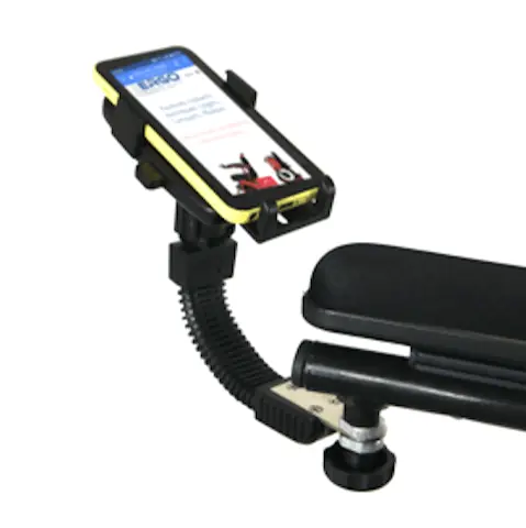 Support smartphone pour  pour fauteuil roulant électrique