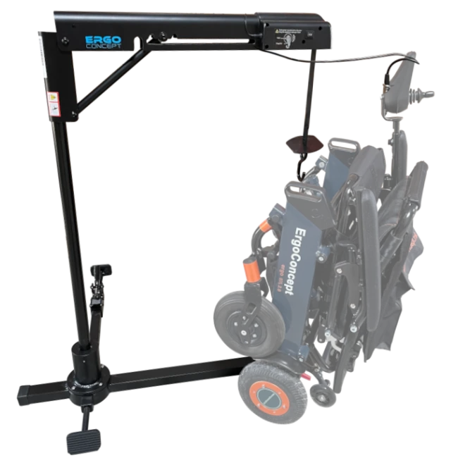 grue de coffre fauteuil roulant soulever