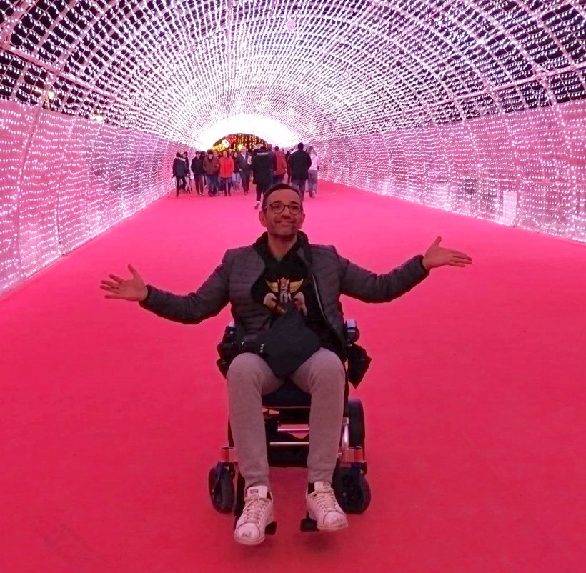 voyage en fauteuil roulant
