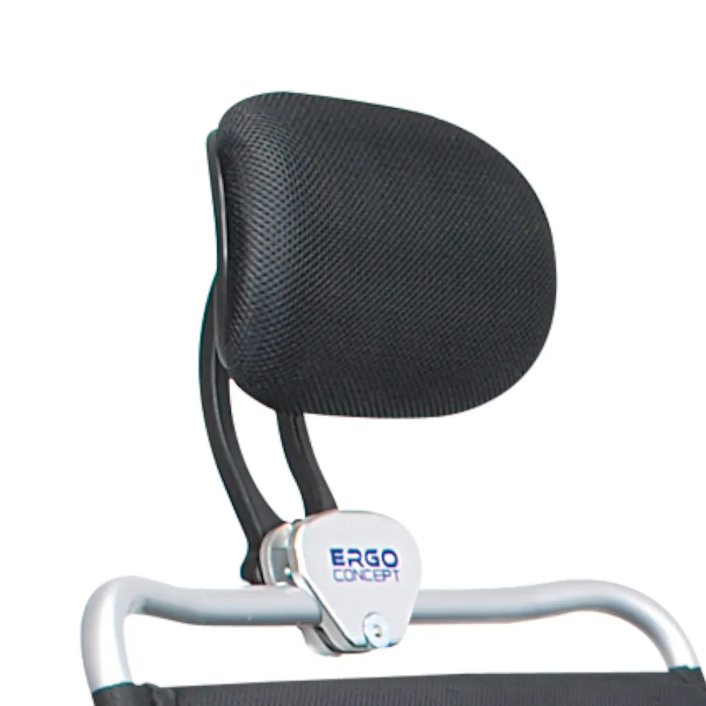 Appuie-tête réglable en hauteur et en inclinaison pour fauteuil roulant électrique ERGO CONCEPT 07L 2.0 et 08L 2.0 destiné aux personnes à mobilité réduite (PMR)