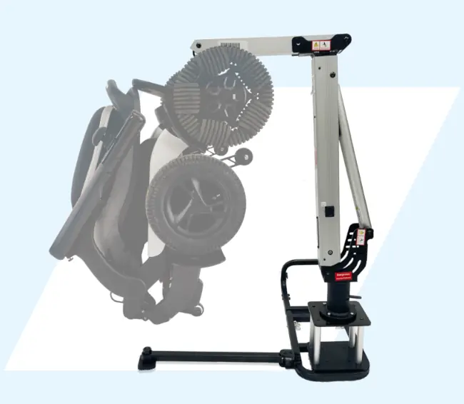 grue de coffre fauteuil roulant soulever bagages 60kg