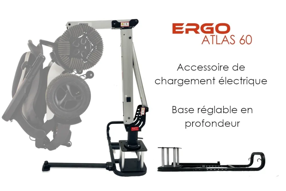 grue de coffre pour lever fauteuil roulant