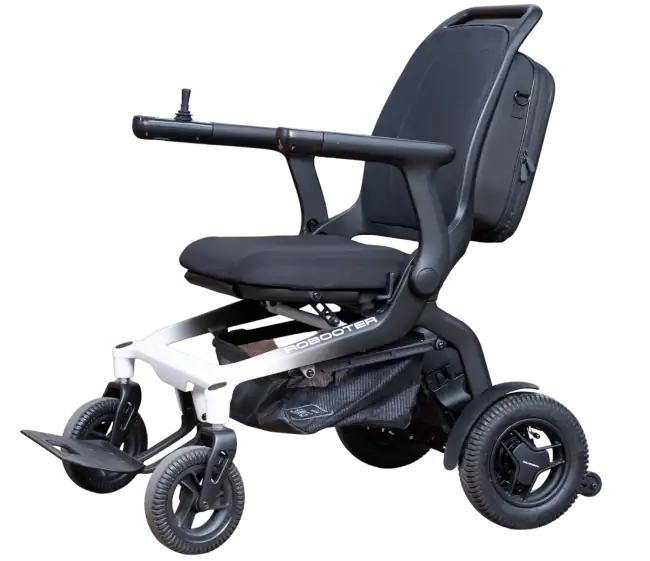fauteuil roulant électrique léger BR7 carbone ft avec garde boue