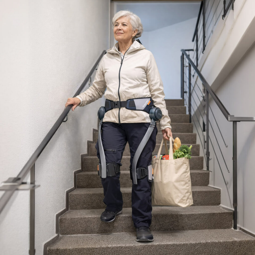 exosquelette ergoconcept ergomotion dame escalier