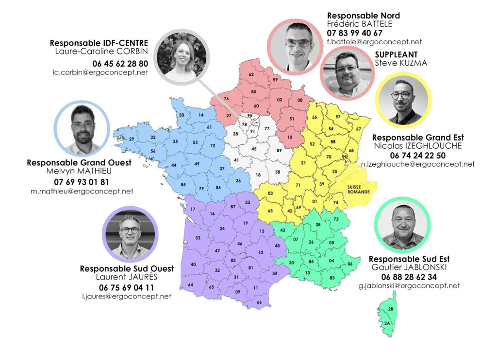 Carte commerciaux France ErgoConcept.2026v2